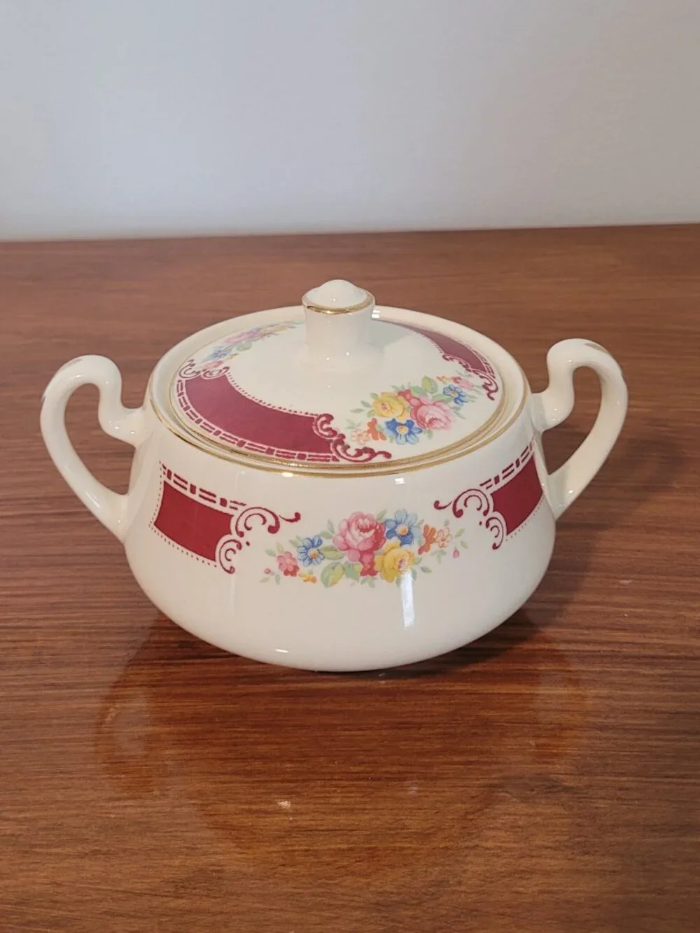Homer Laughlin Sugar Bowl with Lid